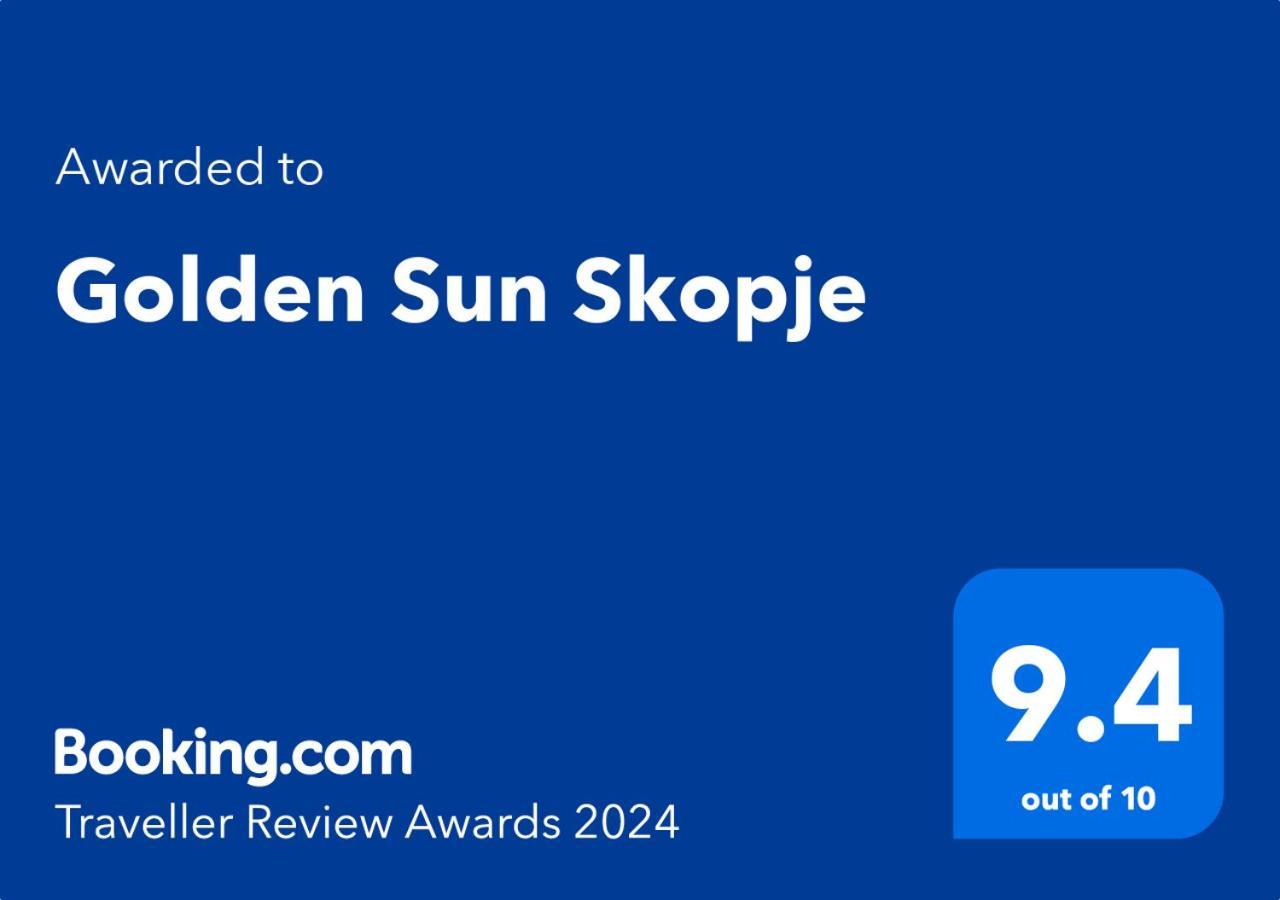 Apartamento Golden Sun Skopie Exterior foto